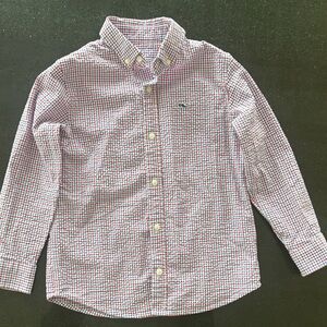 Vineyard Vines Kids Red and Blue Checkered Shirt